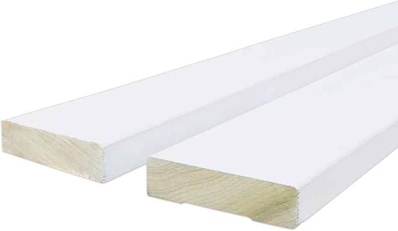 The Millwork Outlet 2-1/2" Casing Moulding, Modern Craftsman Style, Primed Fingerjoint Poplar, 5/8" x 2-1/2" x 84", - Image 5